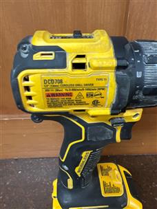 Dewalt dcd708 with online battery